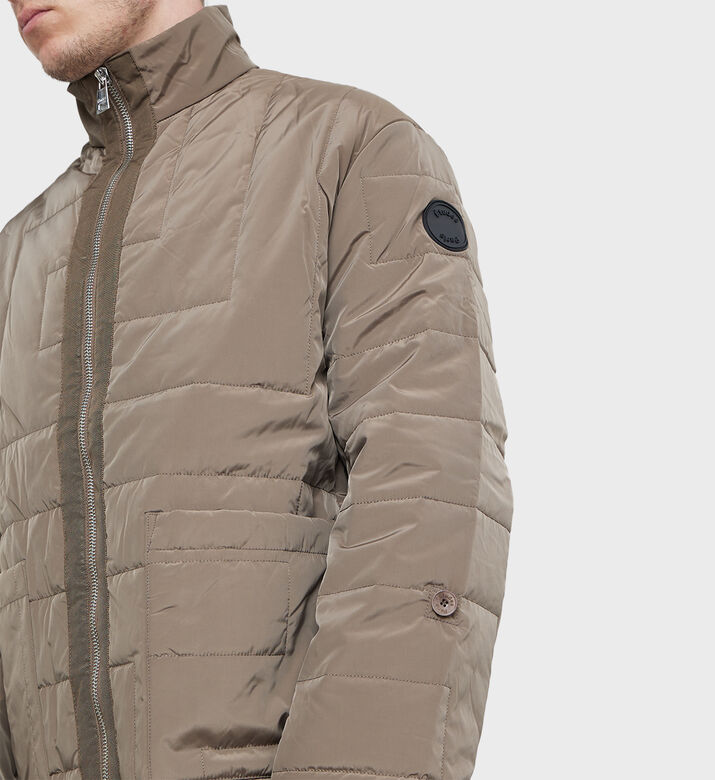 Parisi Stand Collar Bomber Jacket