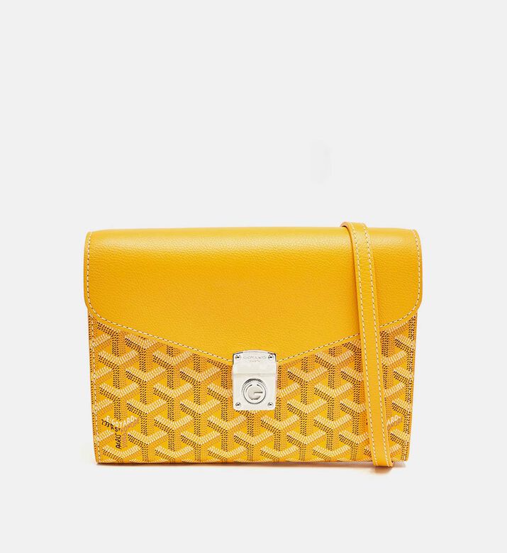 Goyard Goyardine Coated Canvas Leather Chypre Wallet-pouch Preowned