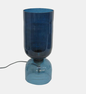 Home Deco and More Cosmo 3 Pin Table Lamp 15x38 Cm, Blue, Packshot View