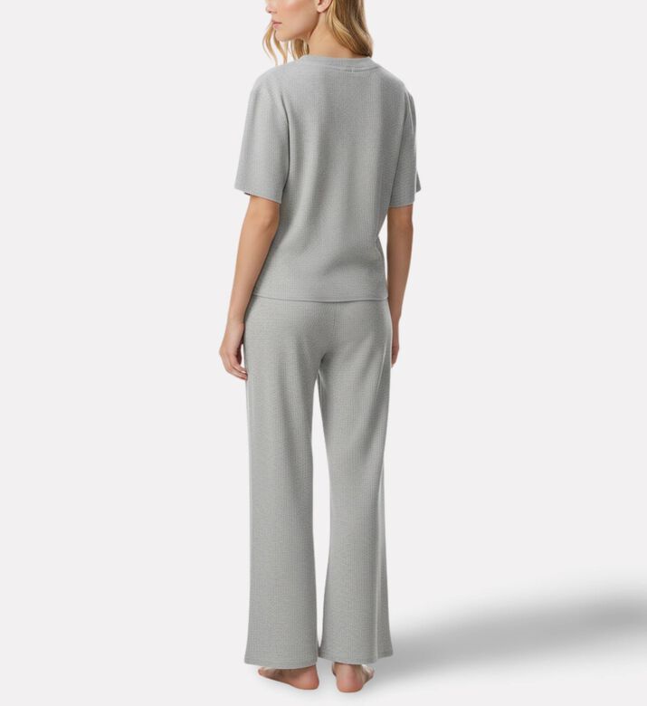 Polo by Ralph Lauren Logo Elastic Waistband Short-sleeve Set, Model View