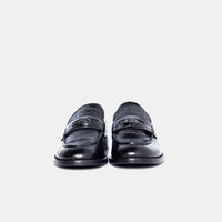 Crocodile-embossed Pattern Loafers