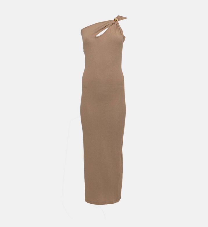 Jewel Cut-out Midi Dress
