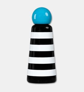 Lund London Skittle Striped Water Bottle, Blue, 500-ml, Packshot View