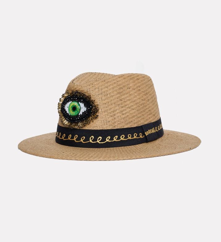 Sorena Evil Eye Beaded-embellishment Hat, Packshot View
