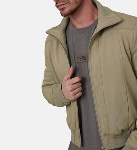 High-neck Zipper Closure Jacket