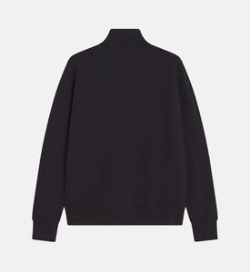 Fox-embroidery Long-sleeve Sweatshirt