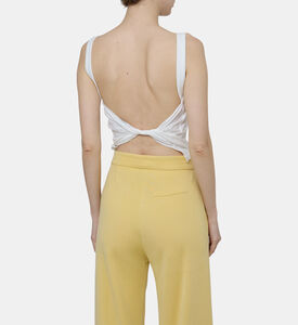 بلوزة بدون أكمام بحزام