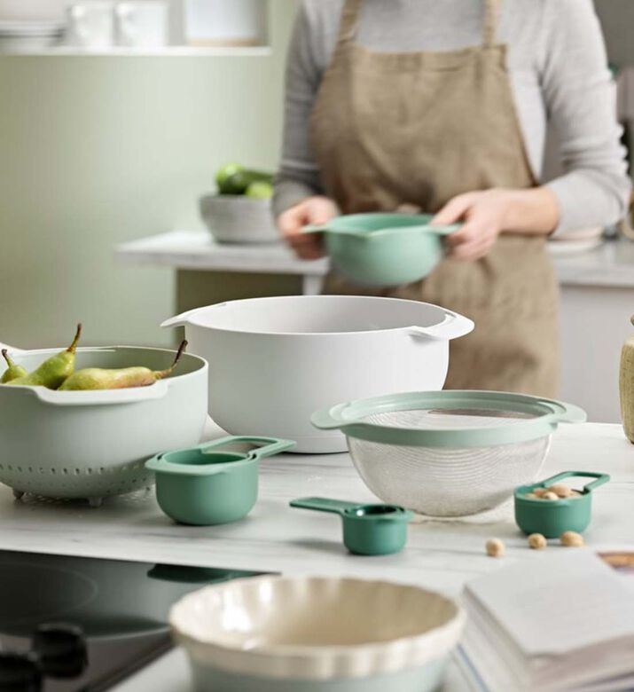 طقم أوعية تحضير متداخلة إدشن سيج 9 قطع