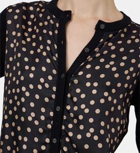 Dotted Button-down Cardigan Dotted Button-down Cardigan