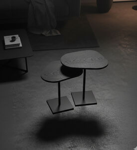 Home Deco and More Yang Metal Side Table 2-piece Set, Packshot View