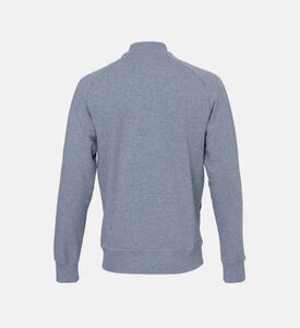 سترة بسحاب من مزيج القطن