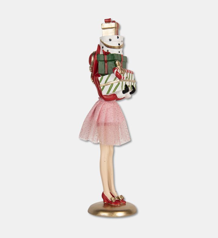 Clayre & Eef Female Red Deco 10x10x36 Cm, Packshot View