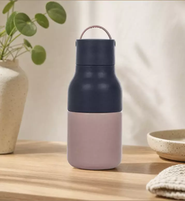 Lund London Active Water Bottle, Pink, 250-ml, Model View