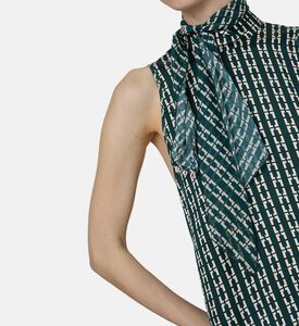 Tie Neck Sleeveless Top