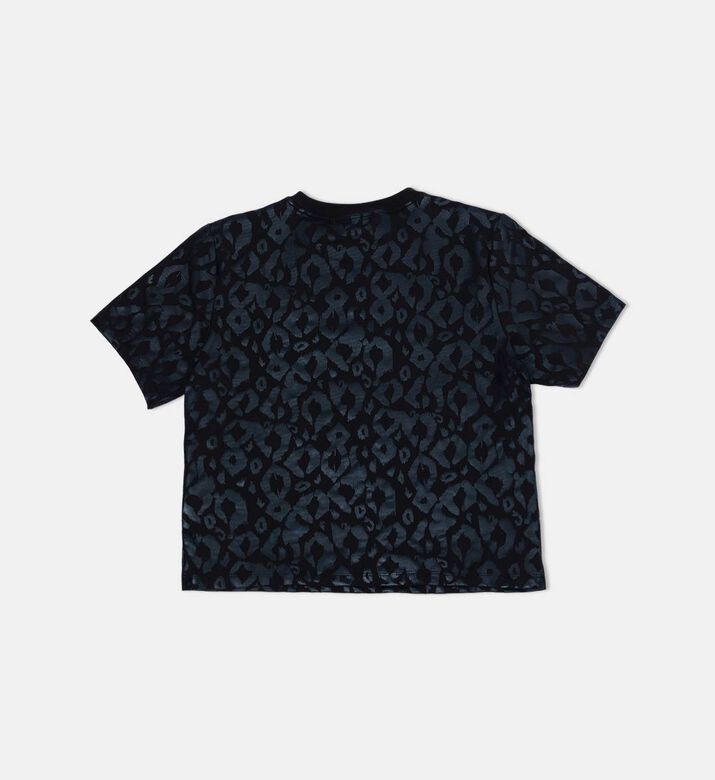 Cotton Logo-badge All-over Print T-shirt Cotton Logo-badge All-over Print T-shirt
