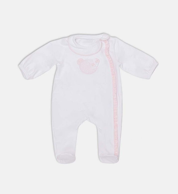 My First Collection Teddy Bear-applique Romper, Packshot View