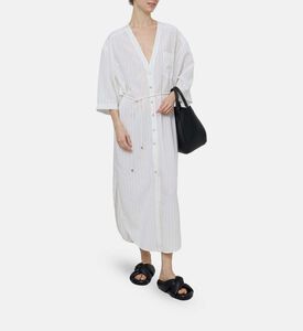 Amneris Striped Shirt Dress