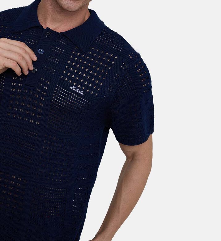 Patch Labiche Savy Cotton Polo Shirt