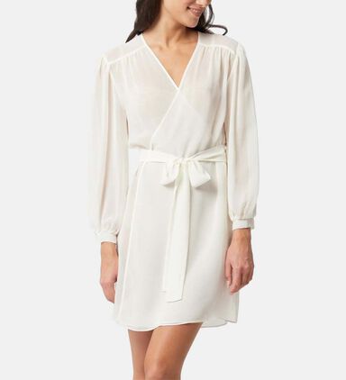 Long Puff Sleeve Cover-up