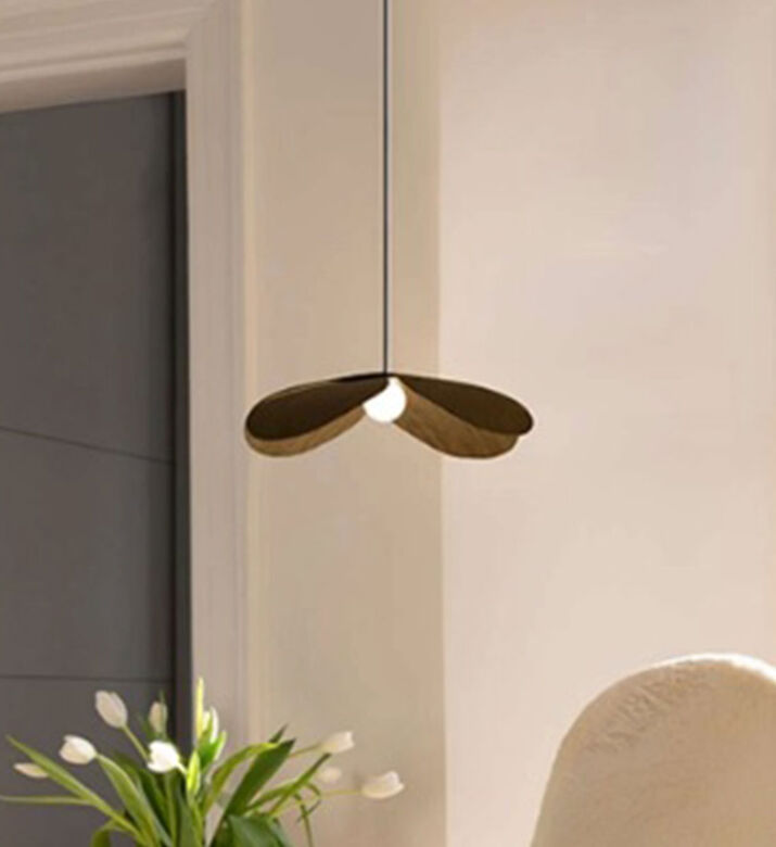 Forget Me Not Oak Wood Pendant Lamp
