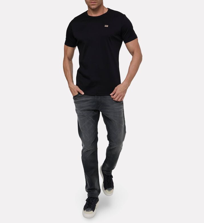 Diesel Box Logo-detail T-shirt, Black, Xl, Model View