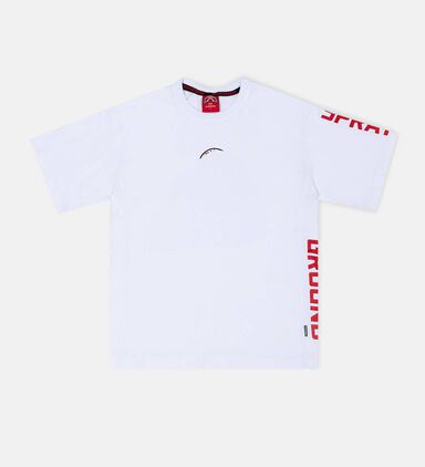 Spray On The Side Cotton T-shirt