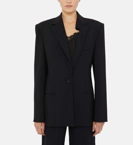 Single-breasted Long-sleeve Blazer