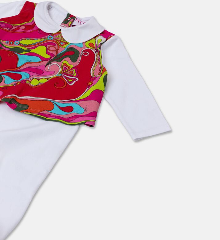 Emilio Pucci Matching Hat Bib Baby Gift Set, Packshot View
