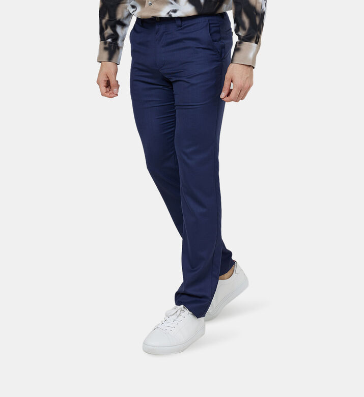 بنطال تشينو صوف فيرجن بقصة مستقيمة