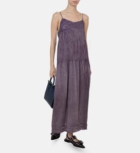 Pleated Sleeveless Maxi Dress