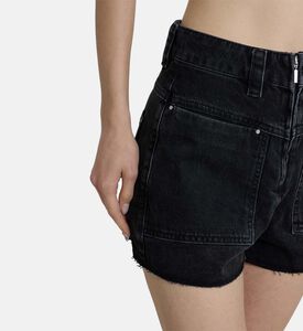 David Front Pockets Denim Shorts