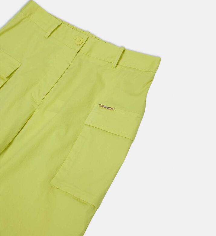 Cotton Poplin Cargo Trousers
