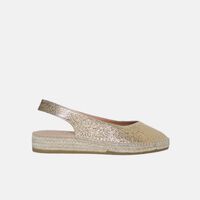 Silver Slingback Slippers