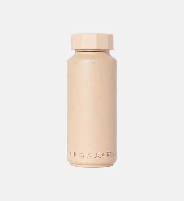 Design Letters Hearts Insulated Thermo Bottle, Beige, Packshot View