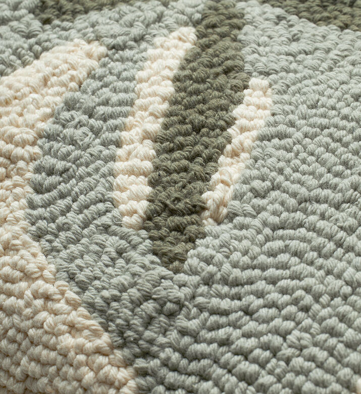 Cotton Flower-print Cushion