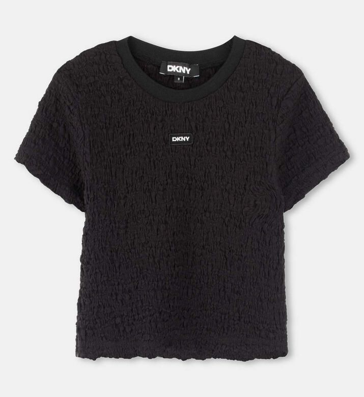 Waffle-effect Short-sleeve T-shirt
