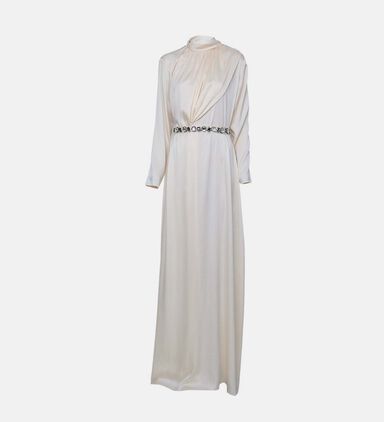 Beaded Stoned Belt Dress