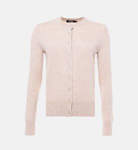 كارديغان طويل الأكمام بصف أزرار