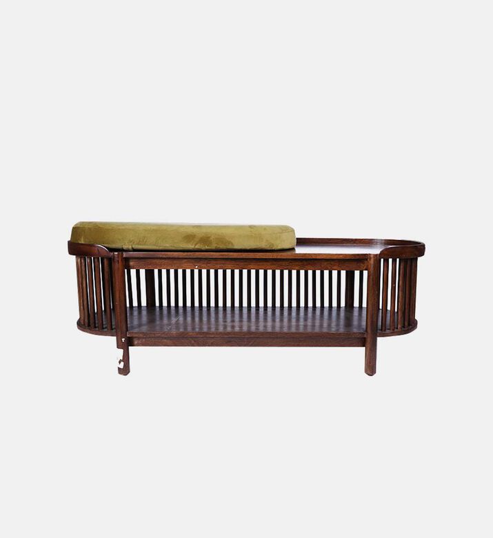 Home Deco and More Martinelli Hallway Olive Bench, Packshot View