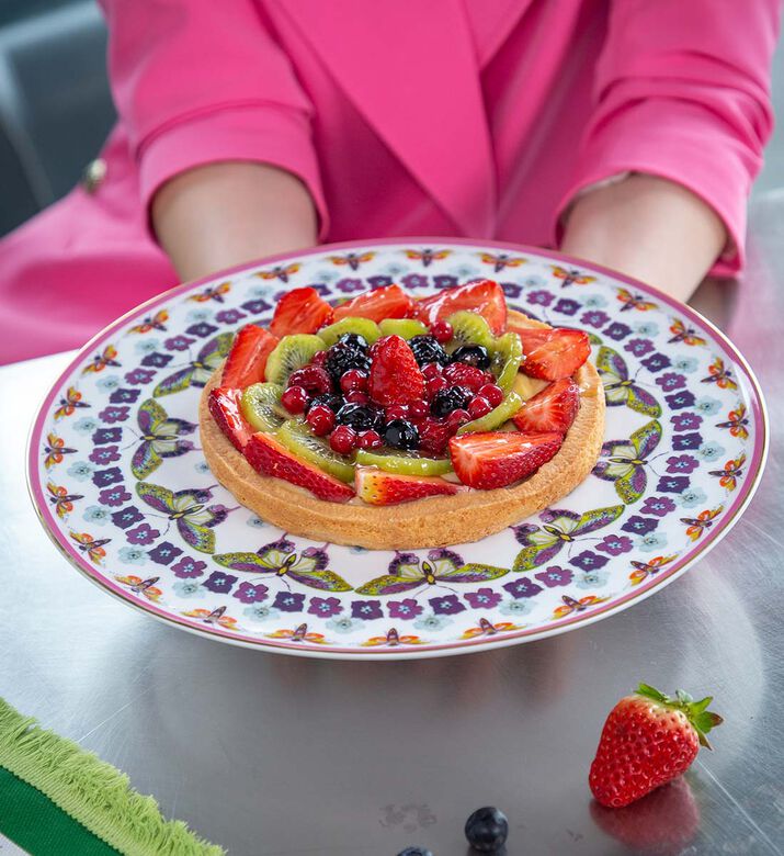 Amazzonia Round Cake Plate