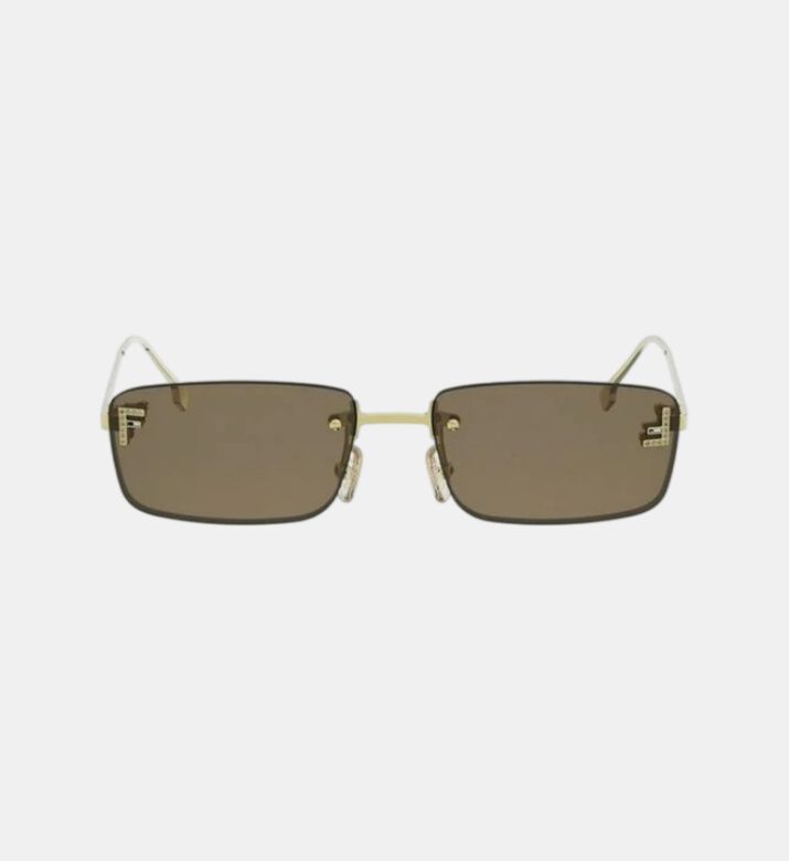 Fendi Metal Rectangular Frame Sunglasses 54, Packshot View
