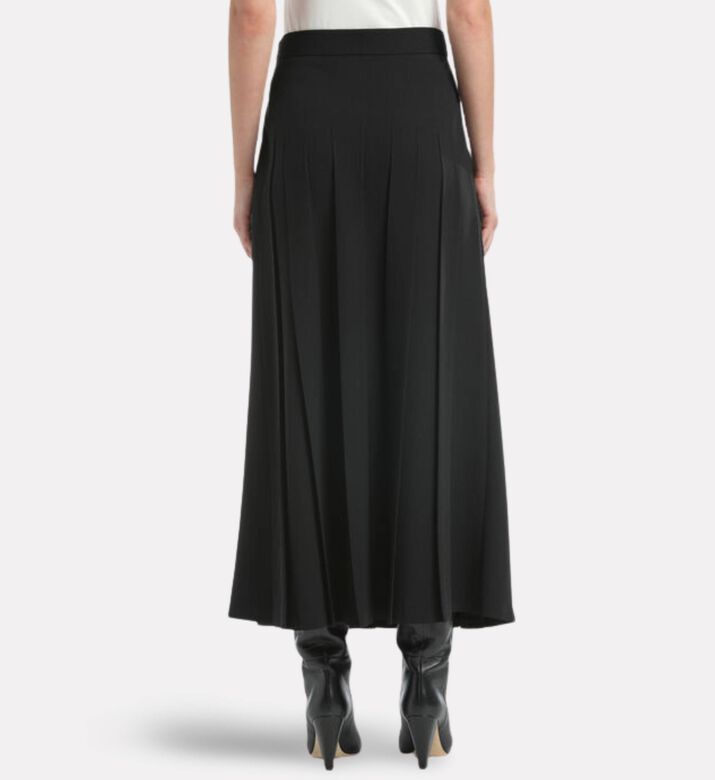 Luisa Spagnoli Favoloso Pleated High-waisted Maxi Skirt, Model View