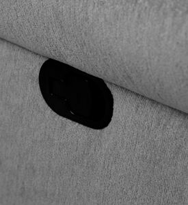 Home Deco and More Chad Swivel Recliner, Black, Packshot View