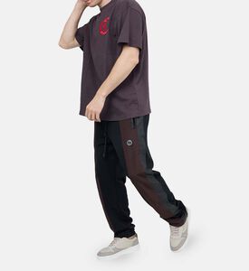 Contrast Panel Sweatpants