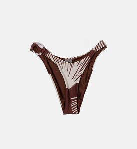 قطعة بيكيني سفلية بخصر عالي