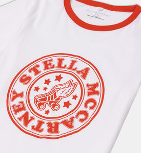 تيشيرت غرافيتي رولر قصير