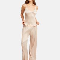 Or Pleated Pajama Set