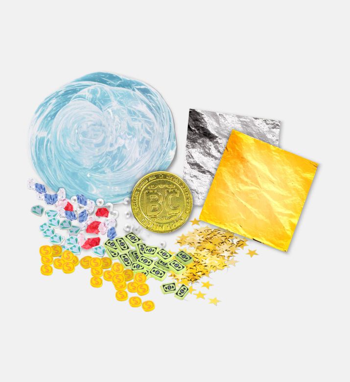 Slimy Glitter Coin Mix-in Slime Toy, Packshot View