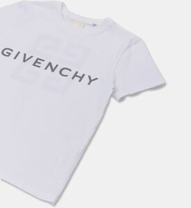 Givenchy Logo Print Short Sleeve T-shirt, White, 8y, Packshot View