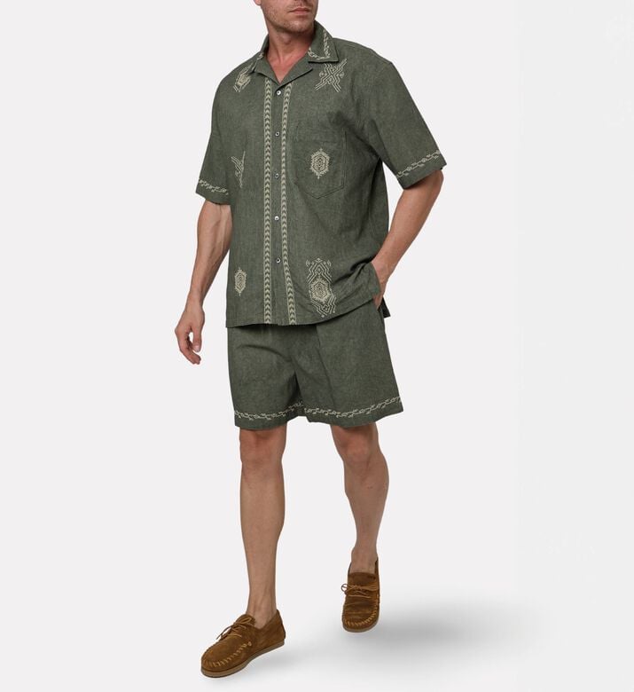 Marant Homme Short Plie, Model View